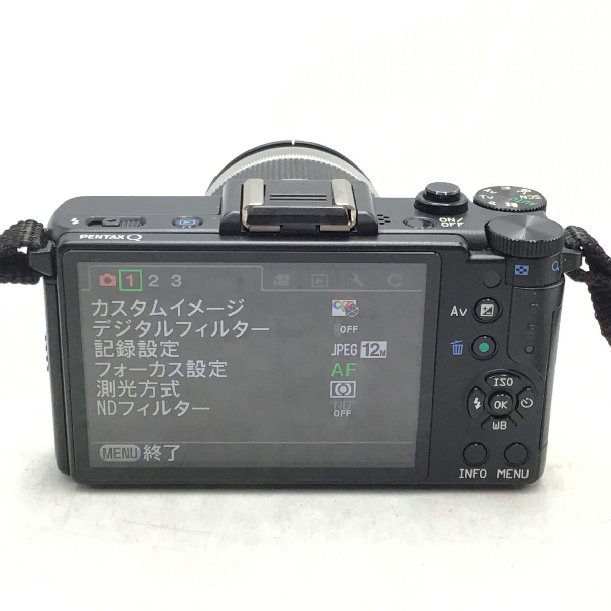 カメラ Pentax Q / SMC 2.8-4.5 5-15mm ED AL [IF] ミラーレス一眼レフ セット品 現状品 [1689HJ]