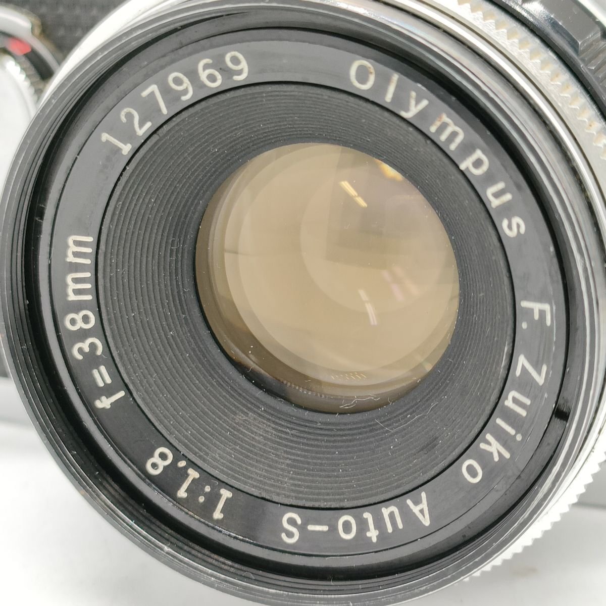 カメラ Olympus -PEN F / F.Zuiko Auto-S 38mm f1.8 一眼レフ セット品 現状品 [7767KC]の画像2