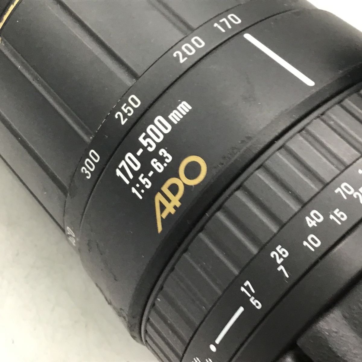 カメラ Sigma 170-500mm f5-6.3 APO 一眼レフ レンズ ジャンク品 [2284JC]の画像4