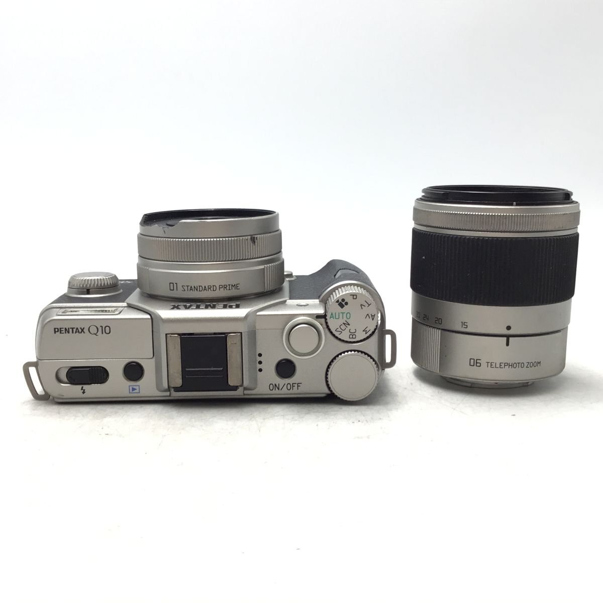 カメラ Pentax Q10 / SMC 8.5mm f1.9 / 15-45mm f2.8 ミラーレス一眼レフ セット品 現状品 [1697HJ]_画像4