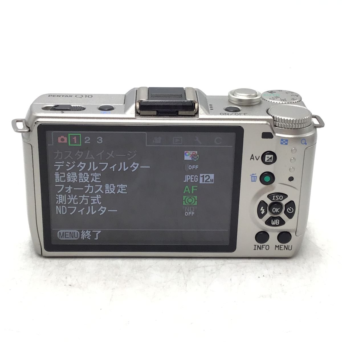 カメラ Pentax Q10 / SMC 8.5mm f1.9 / 15-45mm f2.8 ミラーレス一眼レフ セット品 現状品 [1697HJ]の画像6