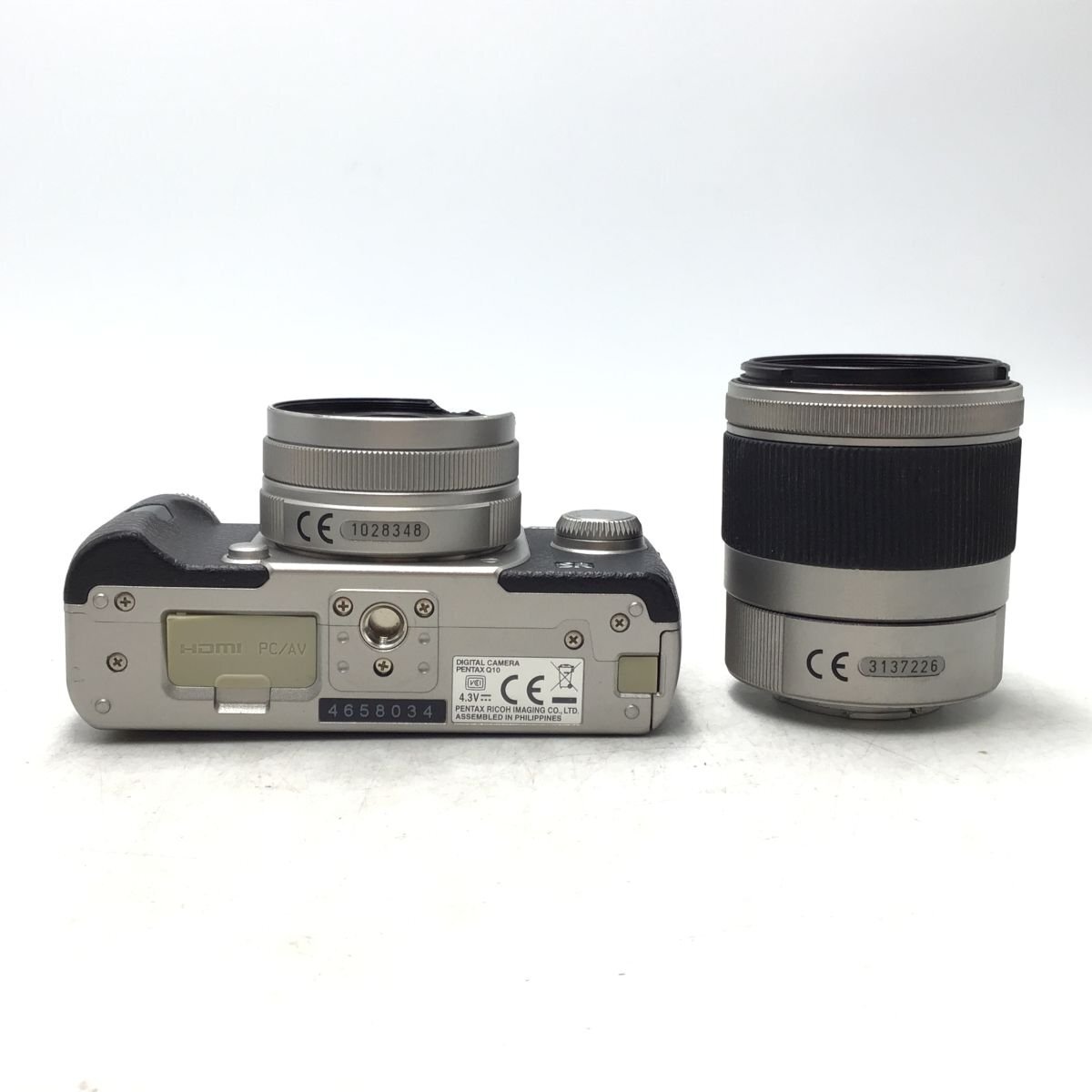 カメラ Pentax Q10 / SMC 8.5mm f1.9 / 15-45mm f2.8 ミラーレス一眼レフ セット品 現状品 [1697HJ]_画像5