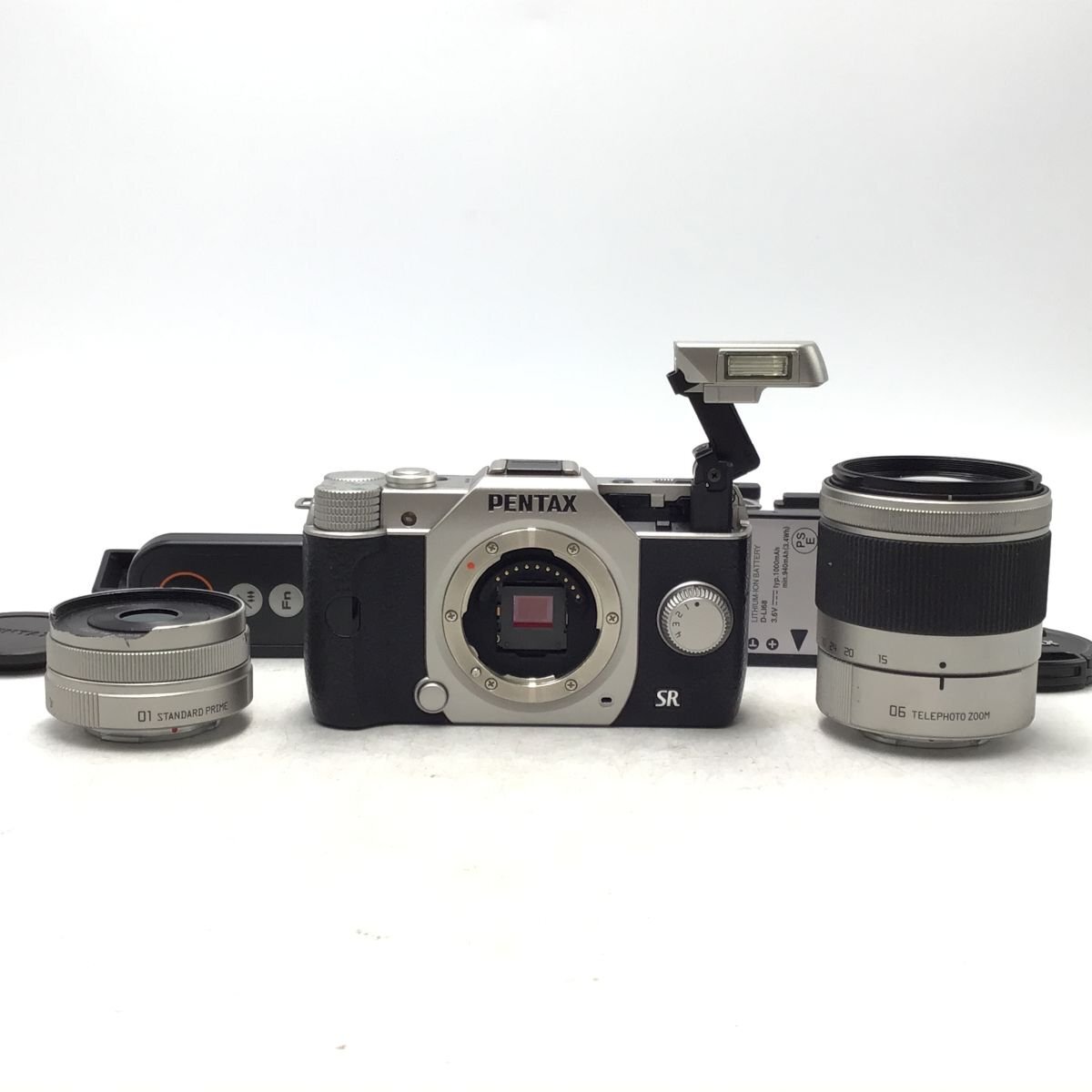 カメラ Pentax Q10 / SMC 8.5mm f1.9 / 15-45mm f2.8 ミラーレス一眼レフ セット品 現状品 [1697HJ]の画像1