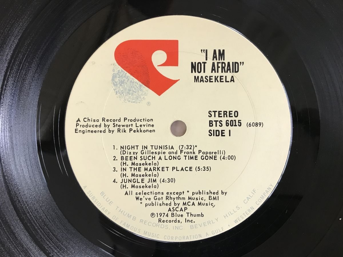 LP / MASEKELA / I AM NOT AFRAID / US盤/シュリンク [6561RR]_画像3