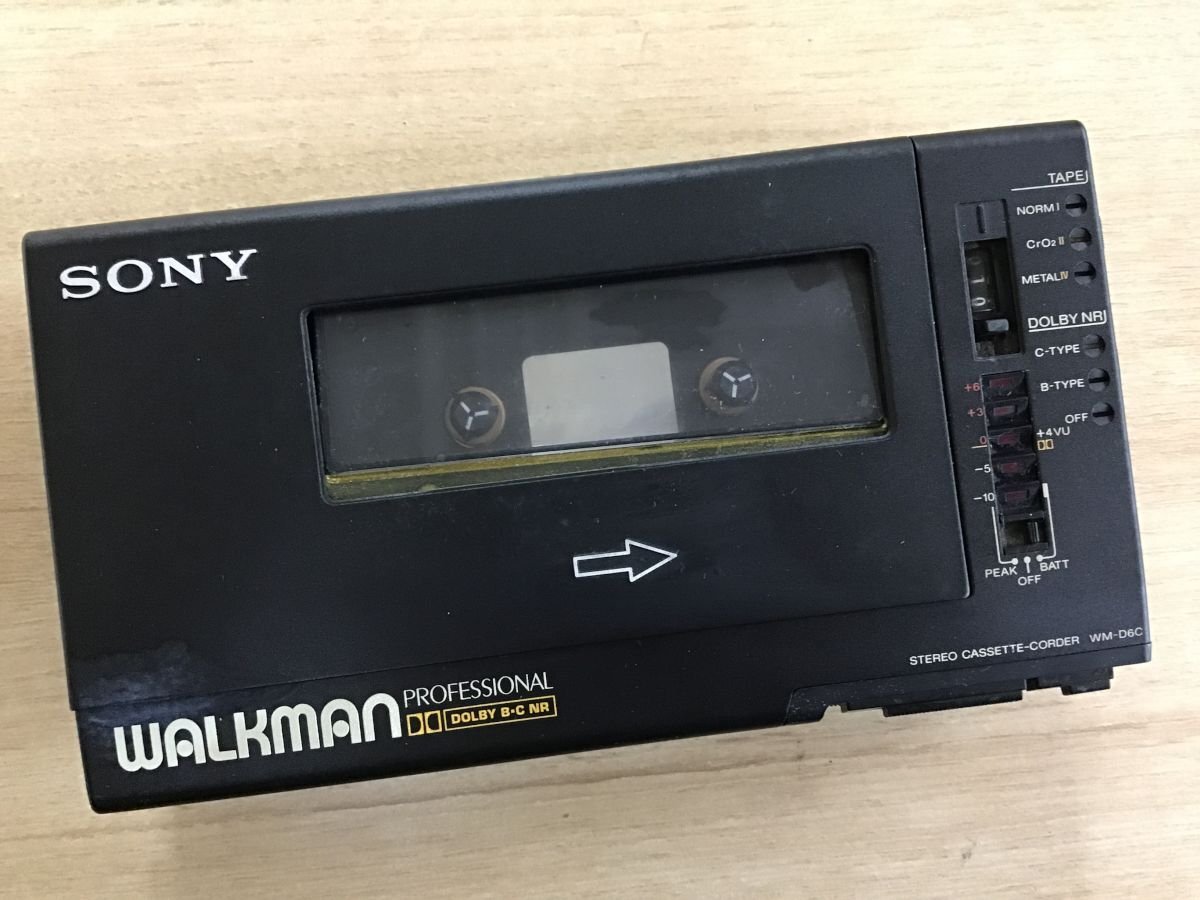 SONY WM-D6C ソニー カセットプレーヤー WALKMAN カセットプレーヤー ウォークマン◆ジャンク品 [3796W]_画像1