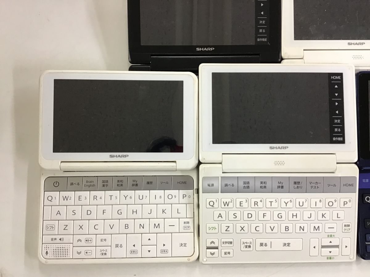 SHARP PW-SH5 PW-SA3 他 電子辞書 シャープ Brain 13点セット◆ジャンク品 [3871W]の画像4