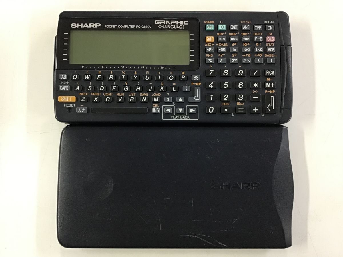 SHARP PC-G850V POCKET Computer 学校技術教育用ポケットコンピュータ◆ジャンク品 [3868W]_画像1