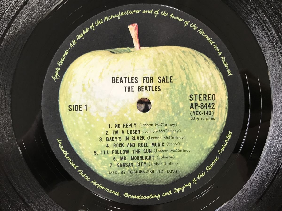 LP / THE BEATLES / BEATLES FOR SALE / 帯付 [6986RR]_画像3