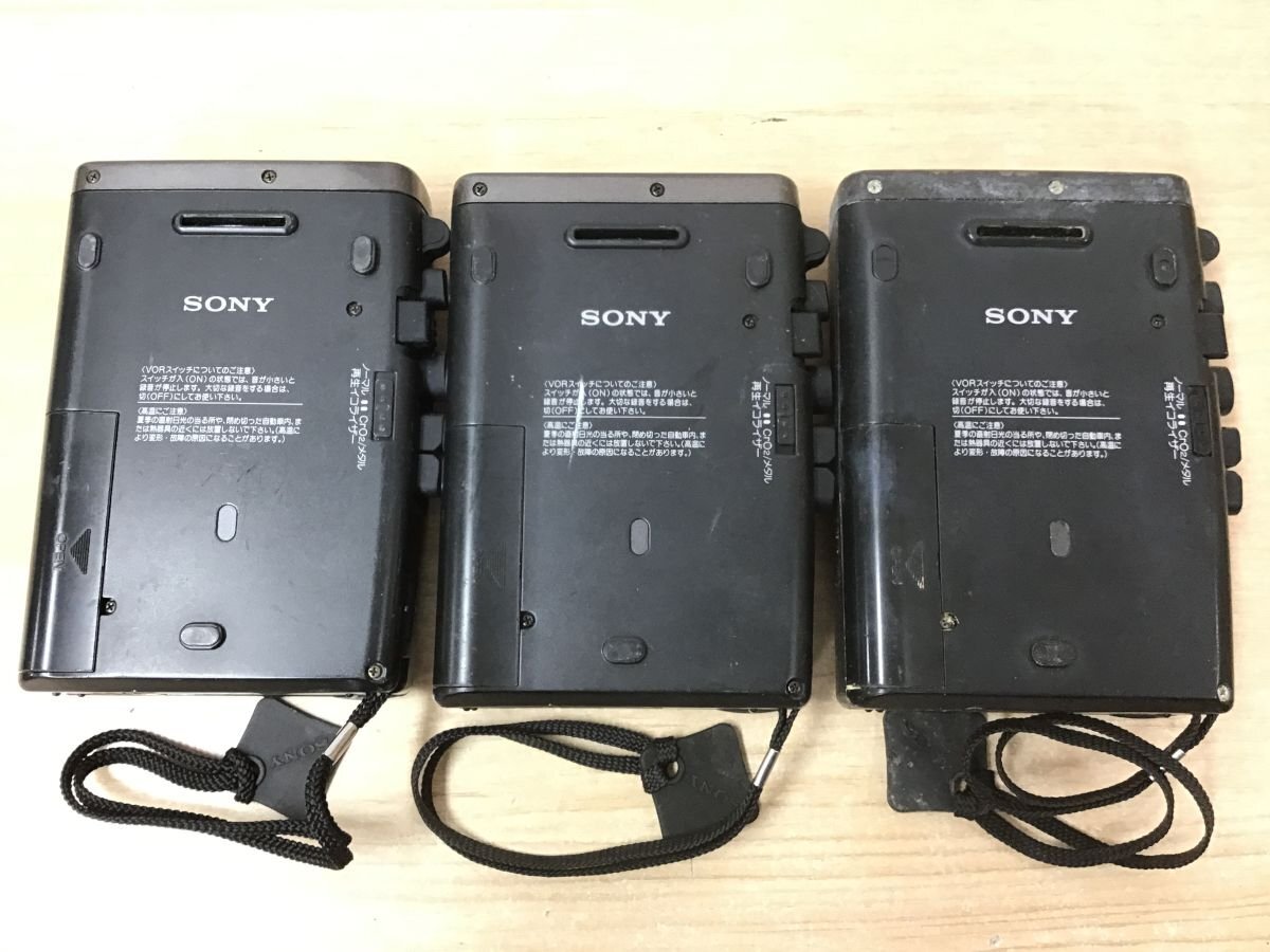 SONY TCS-580 カセットレコーダー カセットコーダー 3点セット◆ジャンク品 [3954W]の画像5