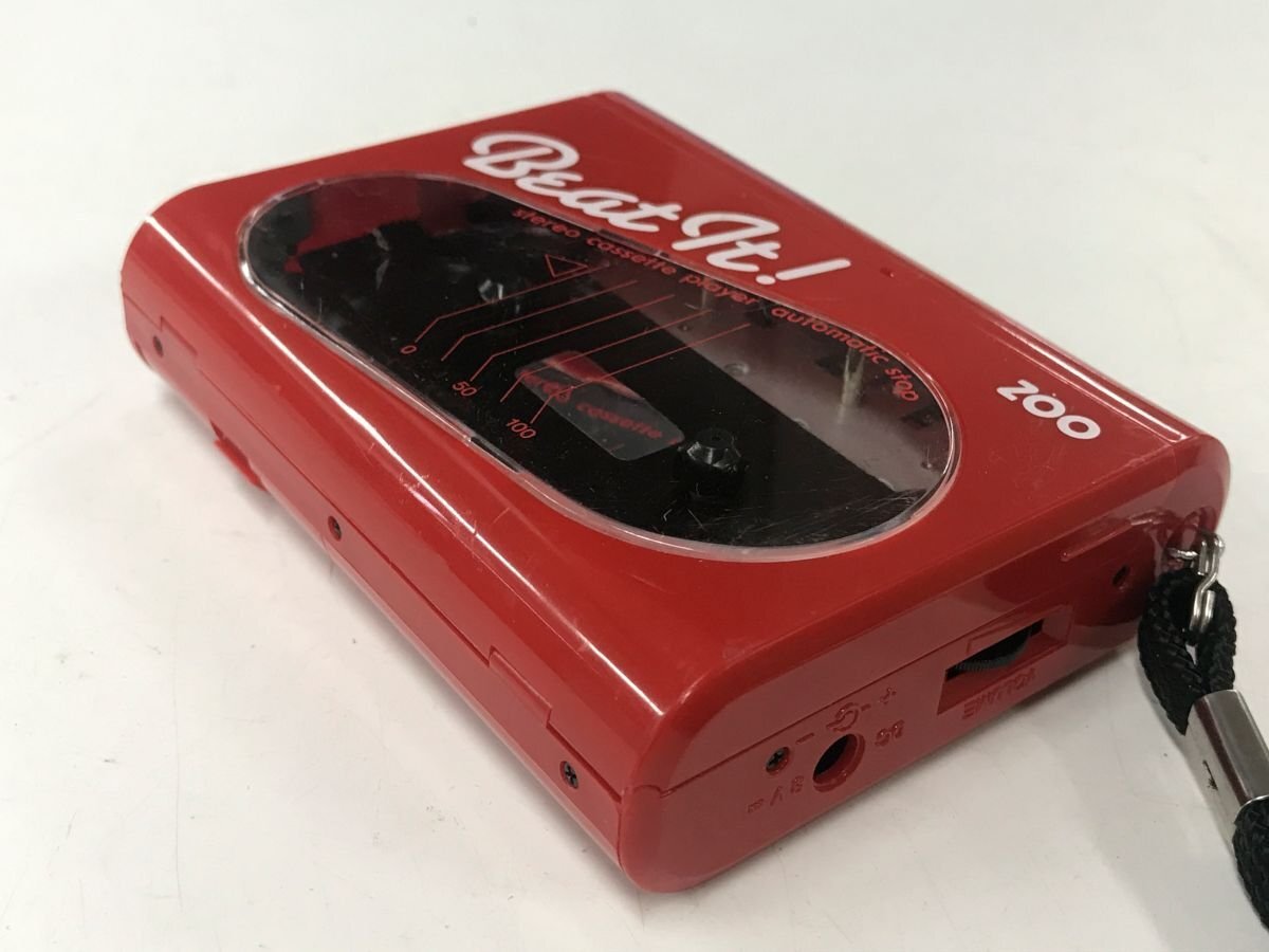 ZOO Beat it! ポータブルカセットプレーヤー◆ジャンク品 [4055W]の画像4