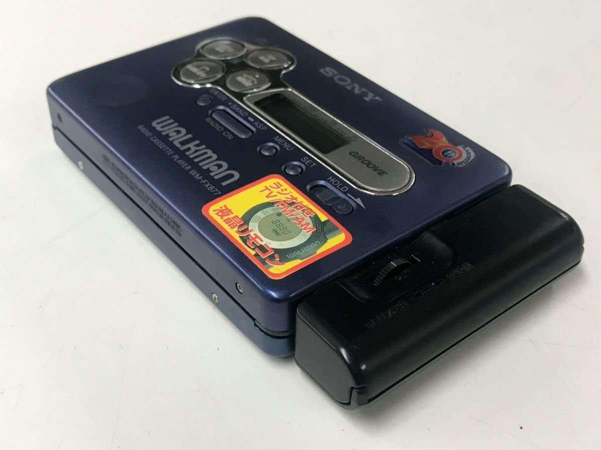 SONY WM-FX877 Sony cassette player WALKMAN cassette player Walkman * junk [4043W]