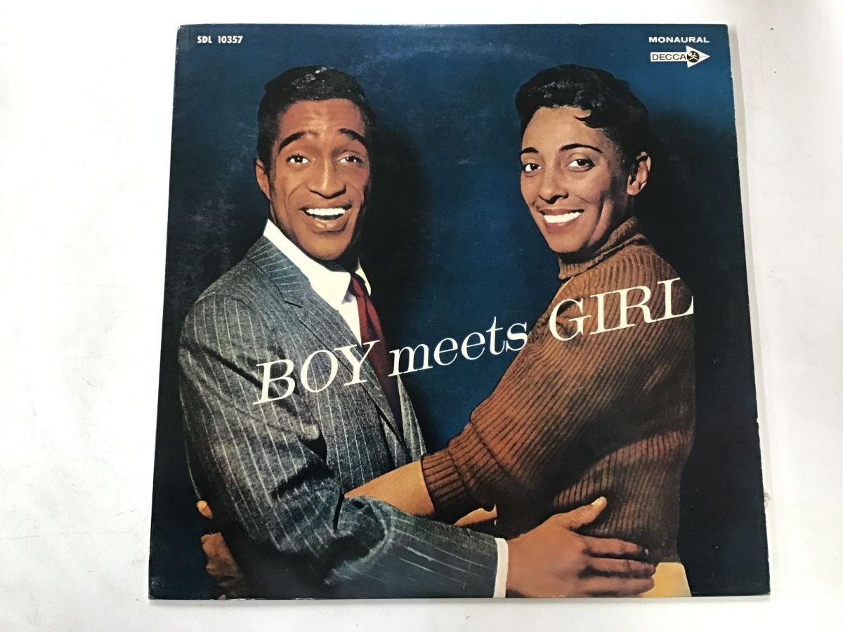 LP / SAMMY DAVIS & CARMEN McRAE / BOY MEETS GIRL [7523RR]_画像1
