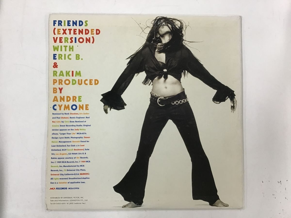 LP / JODY WATLEY WITH ERIC B & RAKIM / FRIENDS [7676RR]