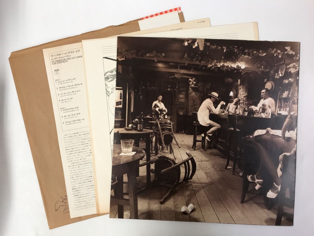 LP / LED ZEPPELIN / IN THROUGH THE OUT DOOR / 帯付 [7747RR]_画像2