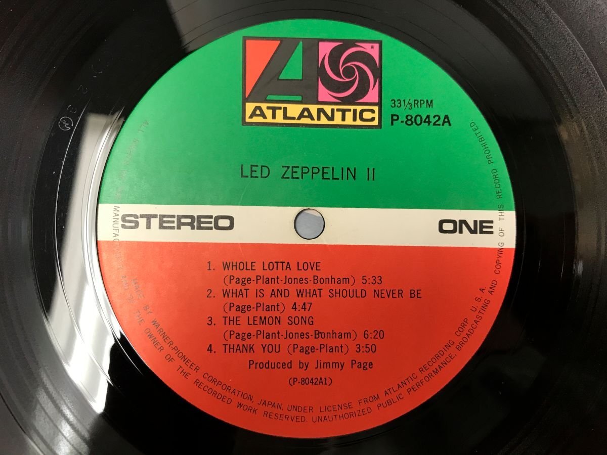 LP / LED ZEPPELIN / LED ZEPPELIN Ⅱ [7750RR]_画像3