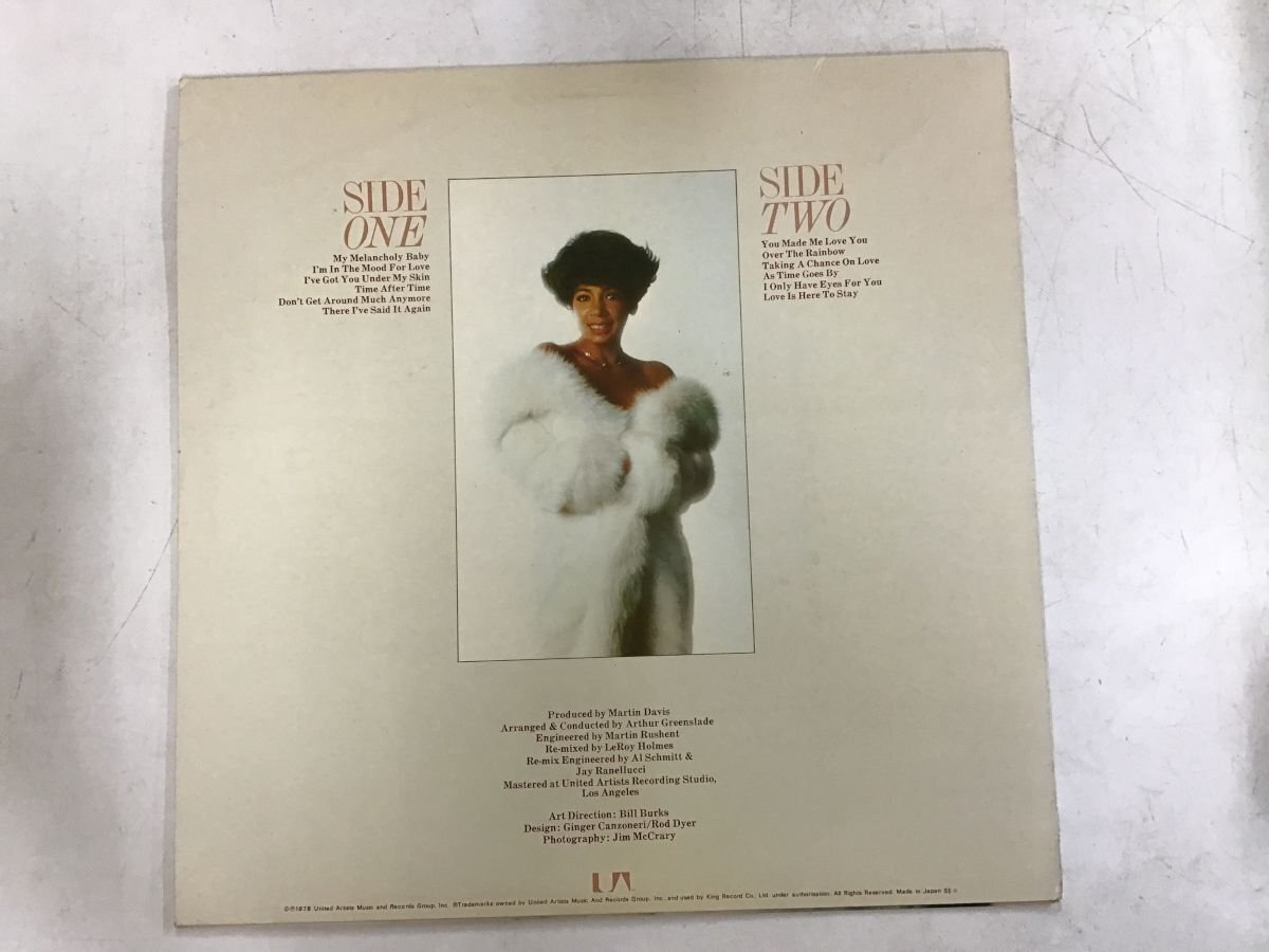 LP / SHIRLEY BASSEY / YESTERDAYS / プロモ [7584RR]_画像2