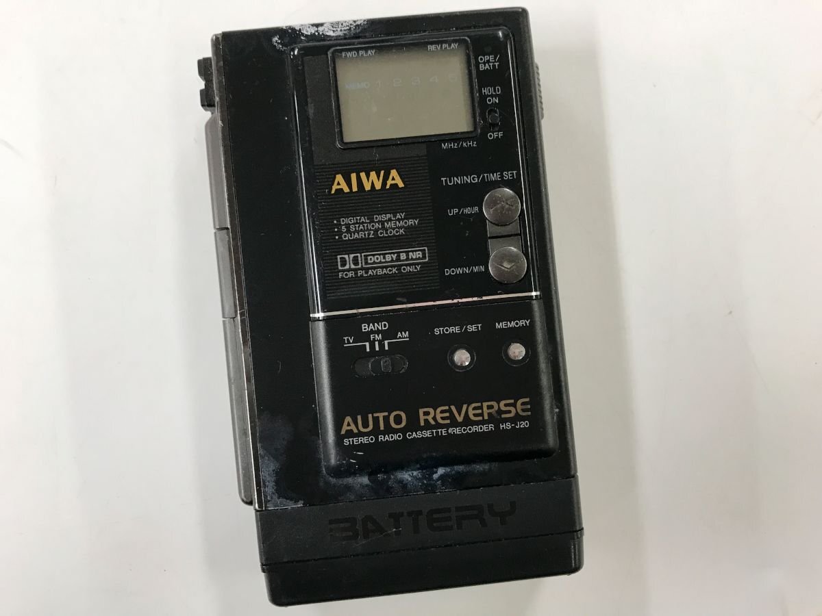 AIWA HS-J20 カセットレコーダー カセットコーダー◆ジャンク品 [4140W]の画像1
