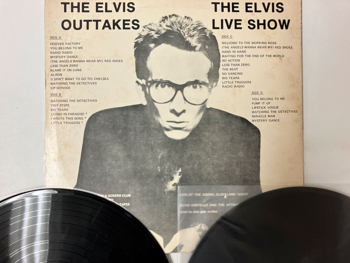 LP / ELVIS COSTELLO / THE ELVIS OUTTAKES/THE ELVIS SHOW / ブート [7973RR]の画像2