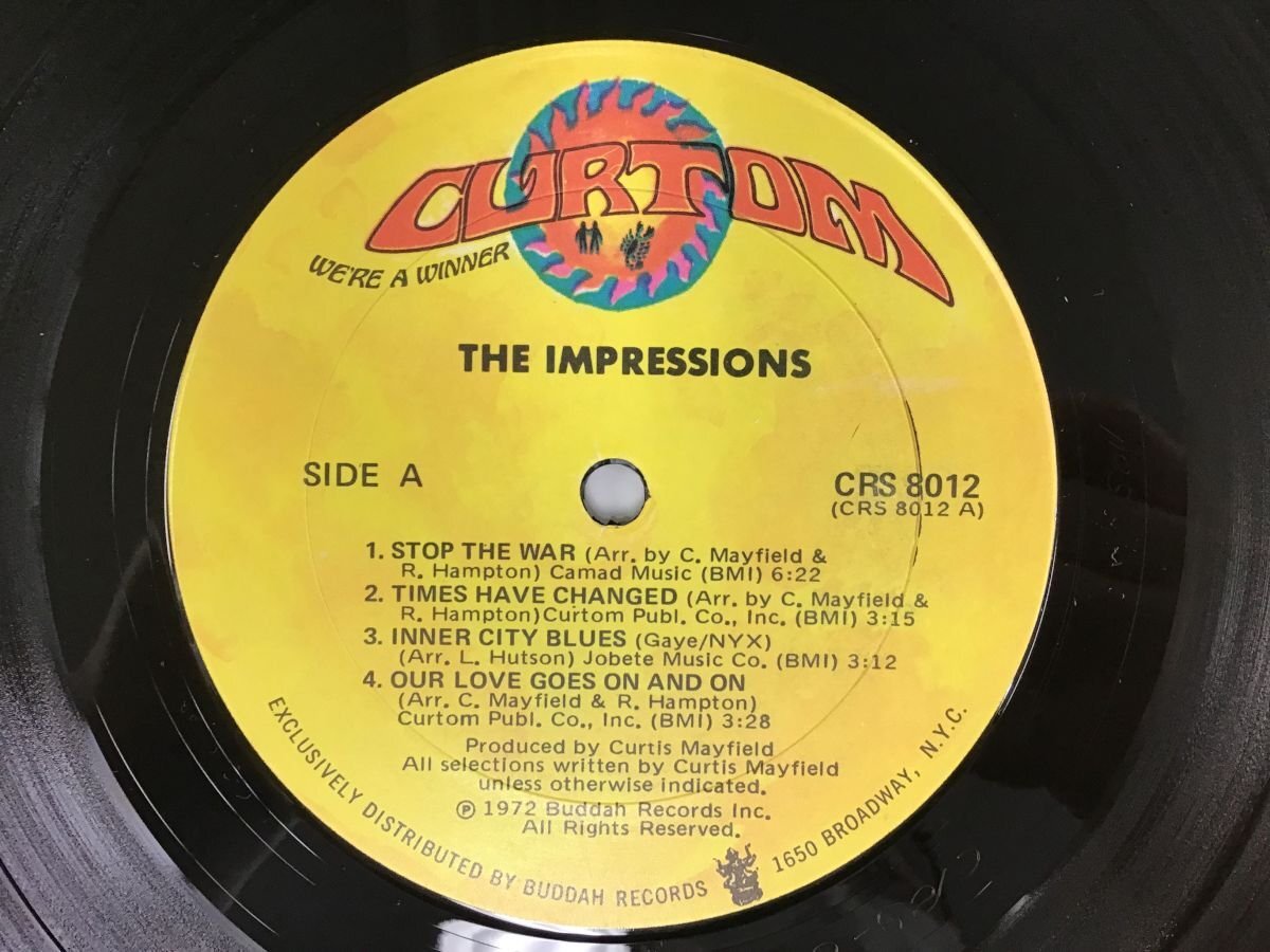 LP / THE IMPRESSIONS / ザ インプレッションズ / US盤 [8373RR]の画像3
