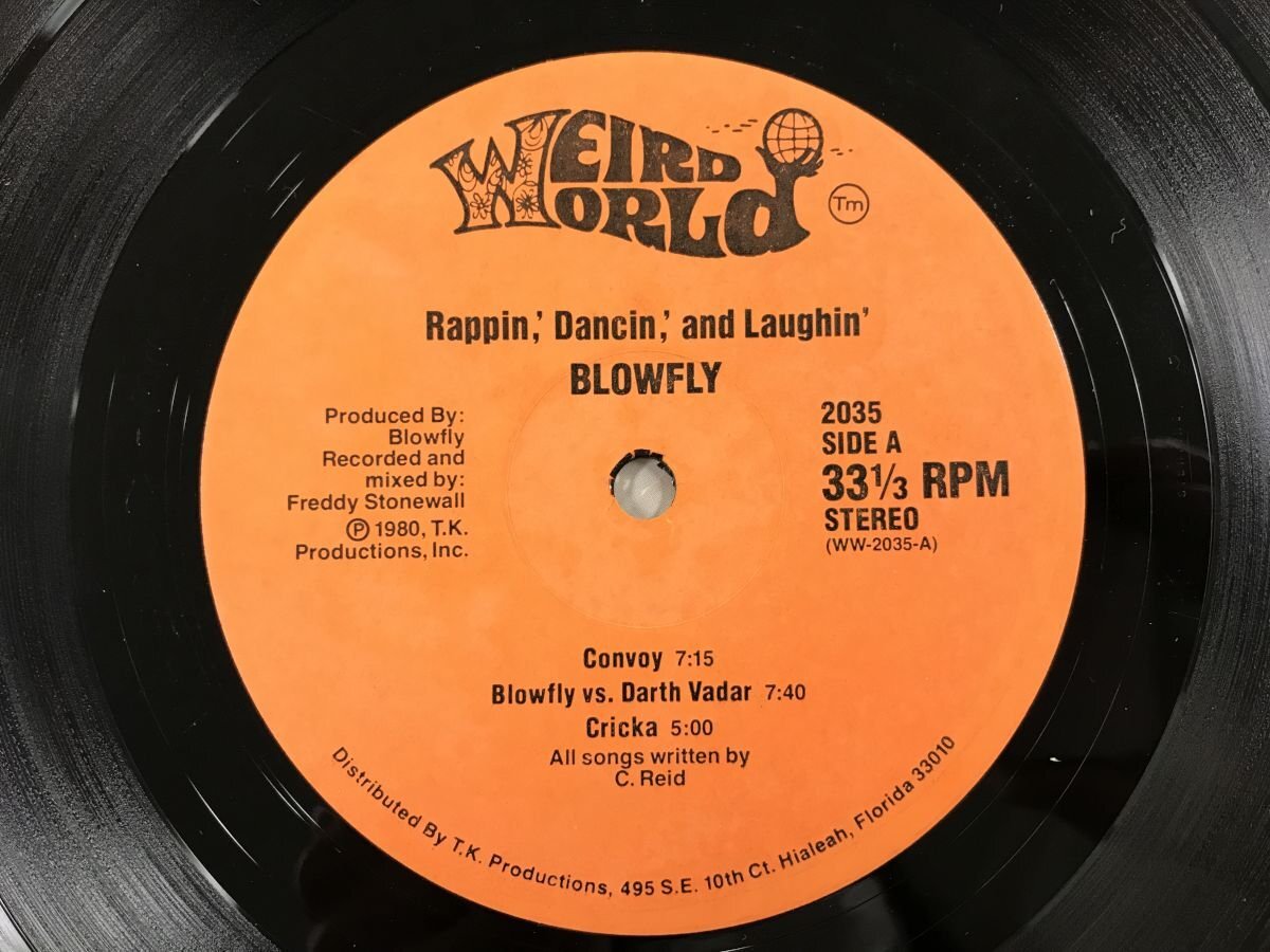 LP / BLOWFLY / RAPPIN\' DANCIN\' AND LAUGHIN\' / US record [8659RR]