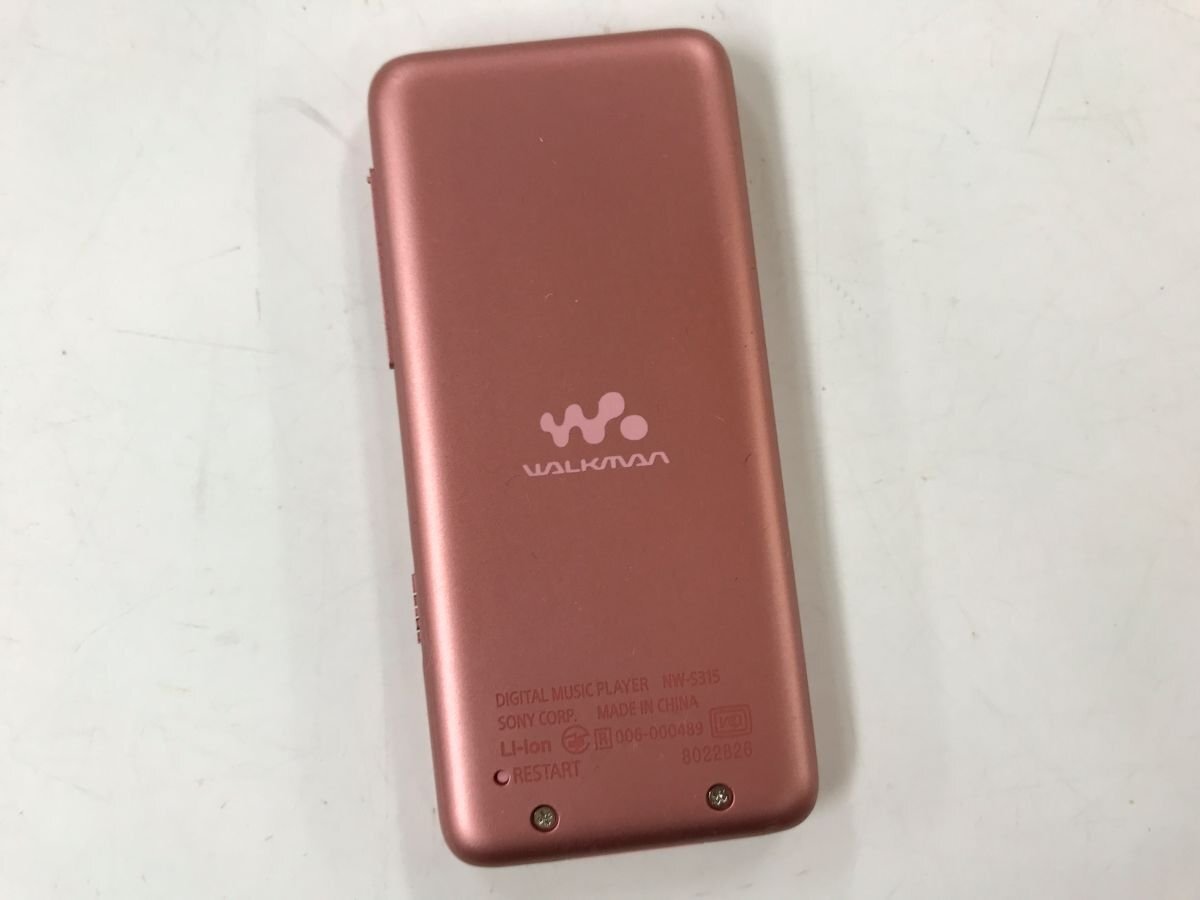 SONY NW-S315 ソニー walkman ポータブル デジタルオーディオプレーヤー◆現状品 [4149W]の画像2