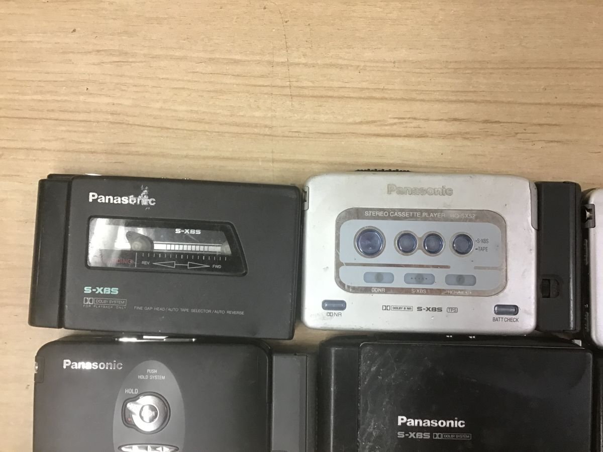 Panasonic RQ-S7R RQ-SX52 他 パナソニック カセットレコーダー カセットコーダー 8点セット◆ジャンク品 [4101W]の画像2