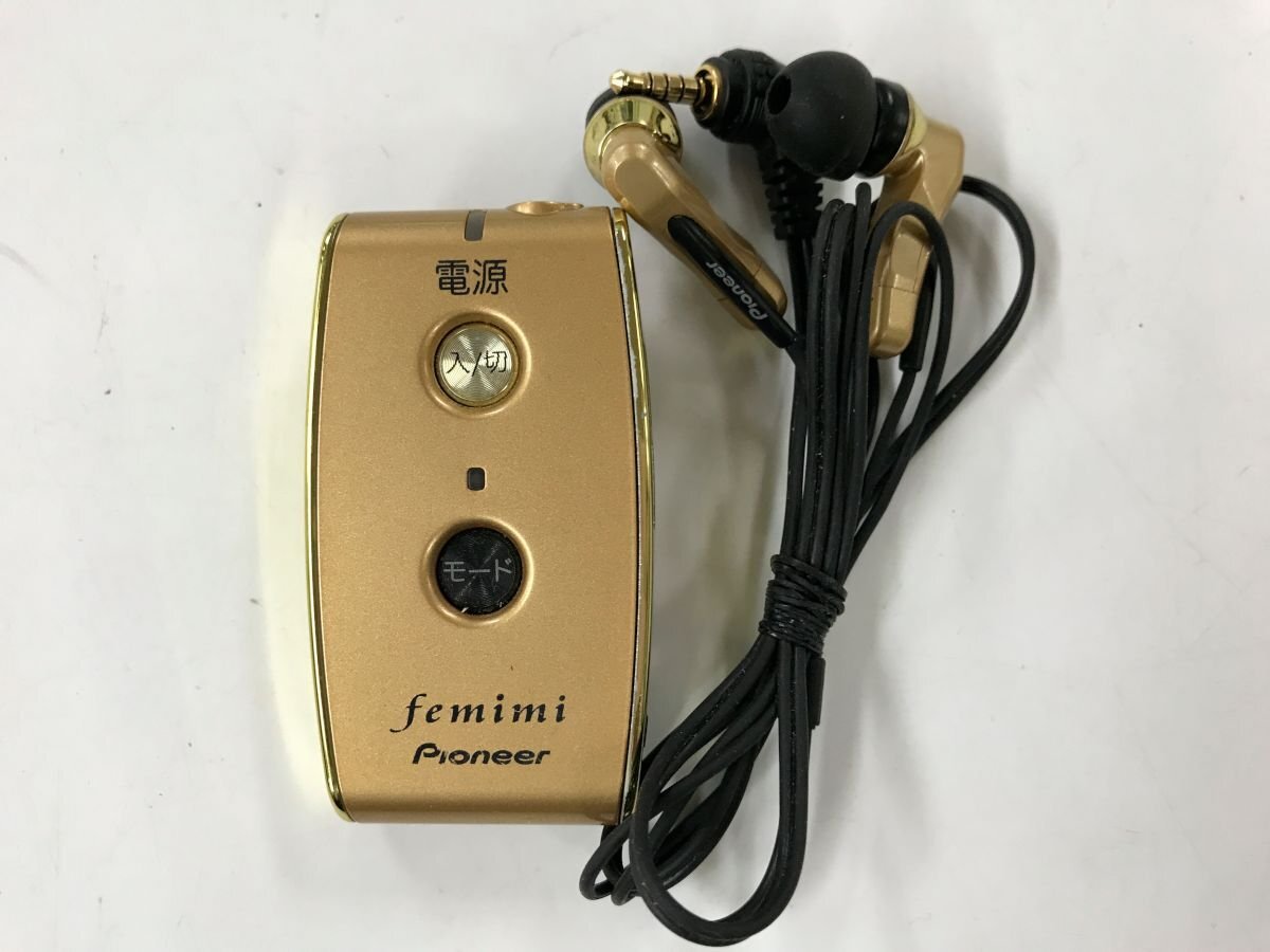 Pioneer femini M800 パイオニア フェミミ集音器 ポータブル デジタルオーディオプレーヤー◆ジャンク品 [4154W]の画像1