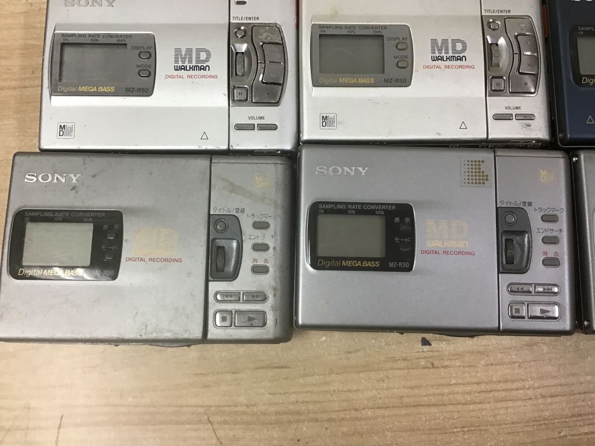 SONY MZ-R30 MZ-R50 Sony MD плеер WALKMAN MD плеер MD Walkman 6 позиций комплект * утиль [4093W]