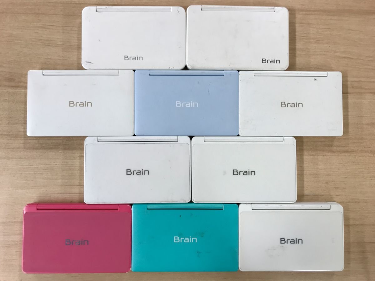 SHARP PW-SH6 PW-SB3 他 電子辞書 シャープ Brain 10点セット◆ジャンク品 [4185W]の画像1