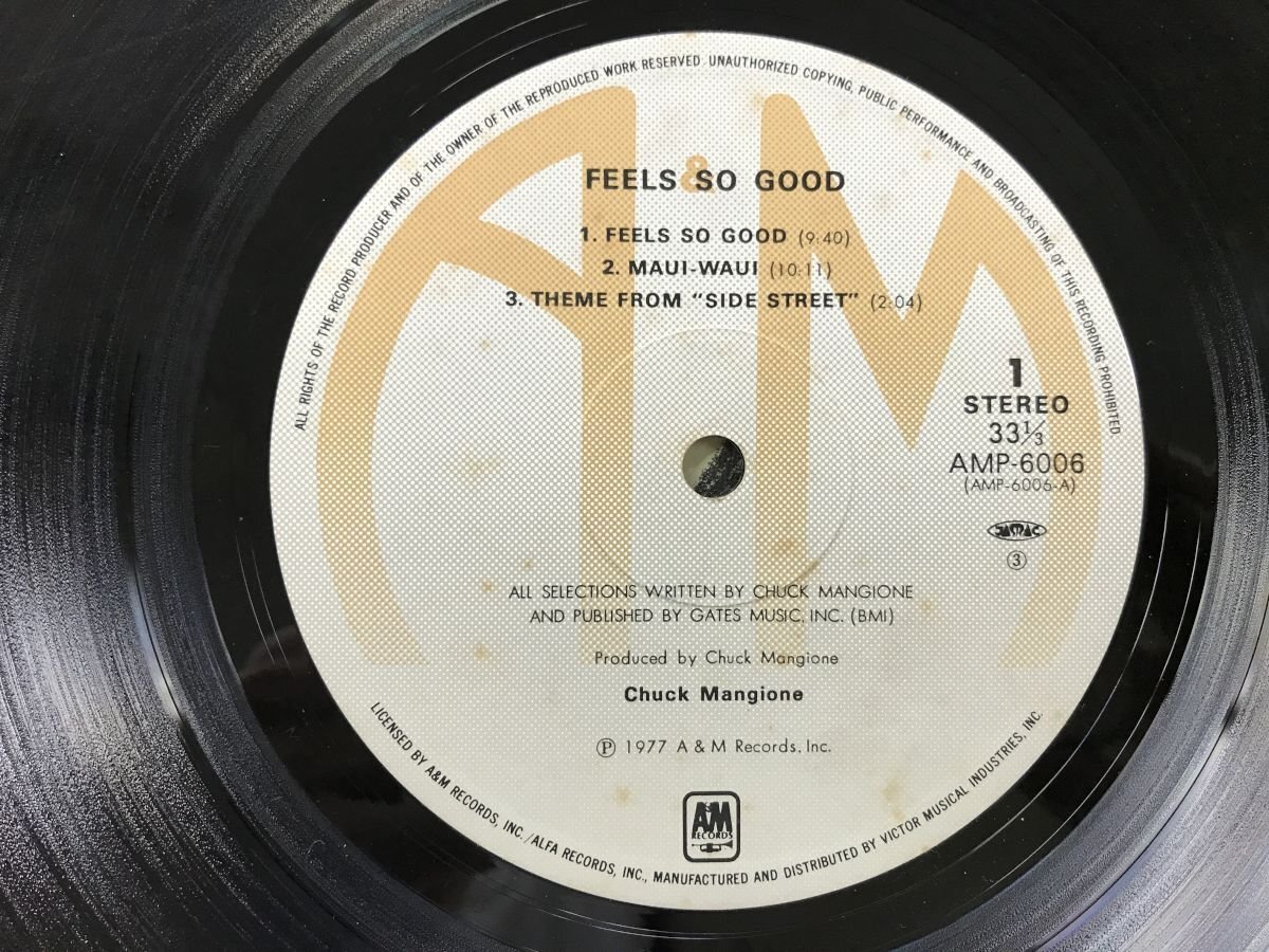 LP / CHUCK MANGIONE / FEELS SO GOOD / 帯付 [8934RR]の画像3