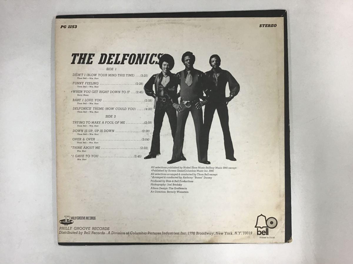 LP / THE DELFONICS / Dell foniks/ US record [8745RR]