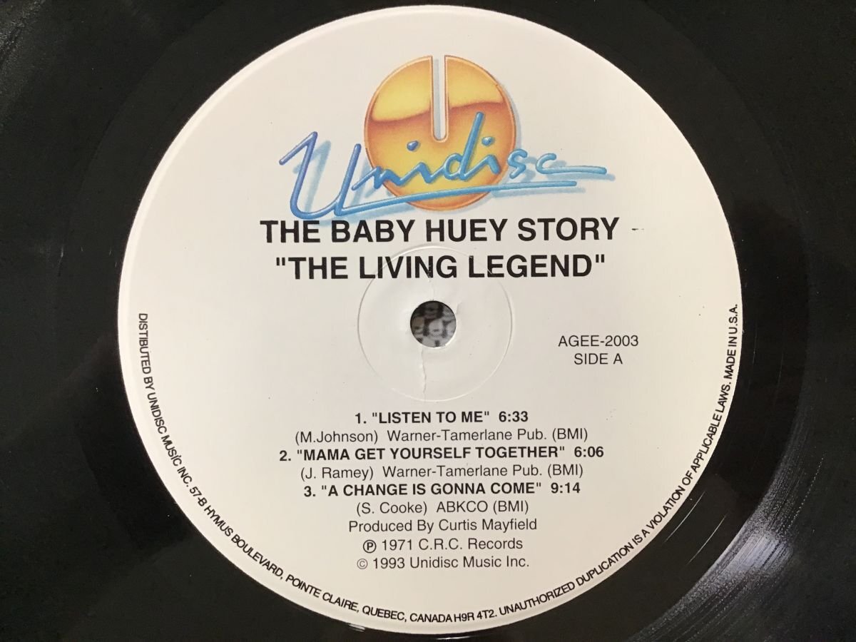 LP / BABY HUEY / THE BABY HUEY STORY THE LIVING LEGEND / US盤 [8524RR]の画像3