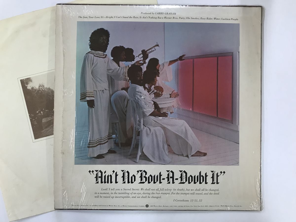 LP / GRAHAM CENTRAL STATION / AIN'T NO'BOUT A DOUBT IT / US盤/シュリンク [8978RR]の画像2