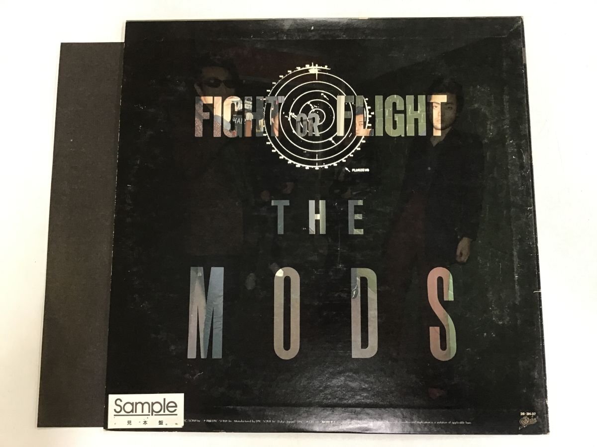 LP / THE MODS / FIGHT OR FLIGHT / プロモ [8858RR]の画像2