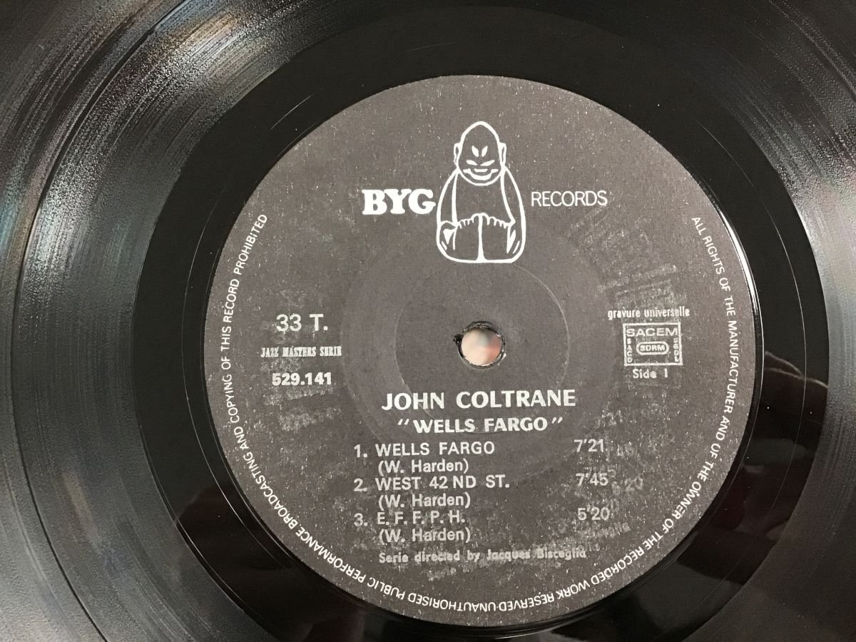 LP / JOHN COLTRANE / WELLS FARGO / 仏盤 [9183RR]の画像3
