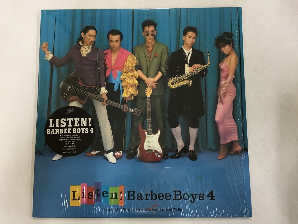 美品 LP / BARBEE BOYS / LISTEN! BARBEE BOYS 4 [9072RR]_画像1