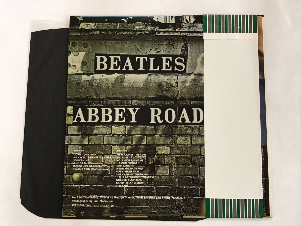 LP / THE BEATLES / ABBEY ROAD / 帯付 [9137RR]の画像2