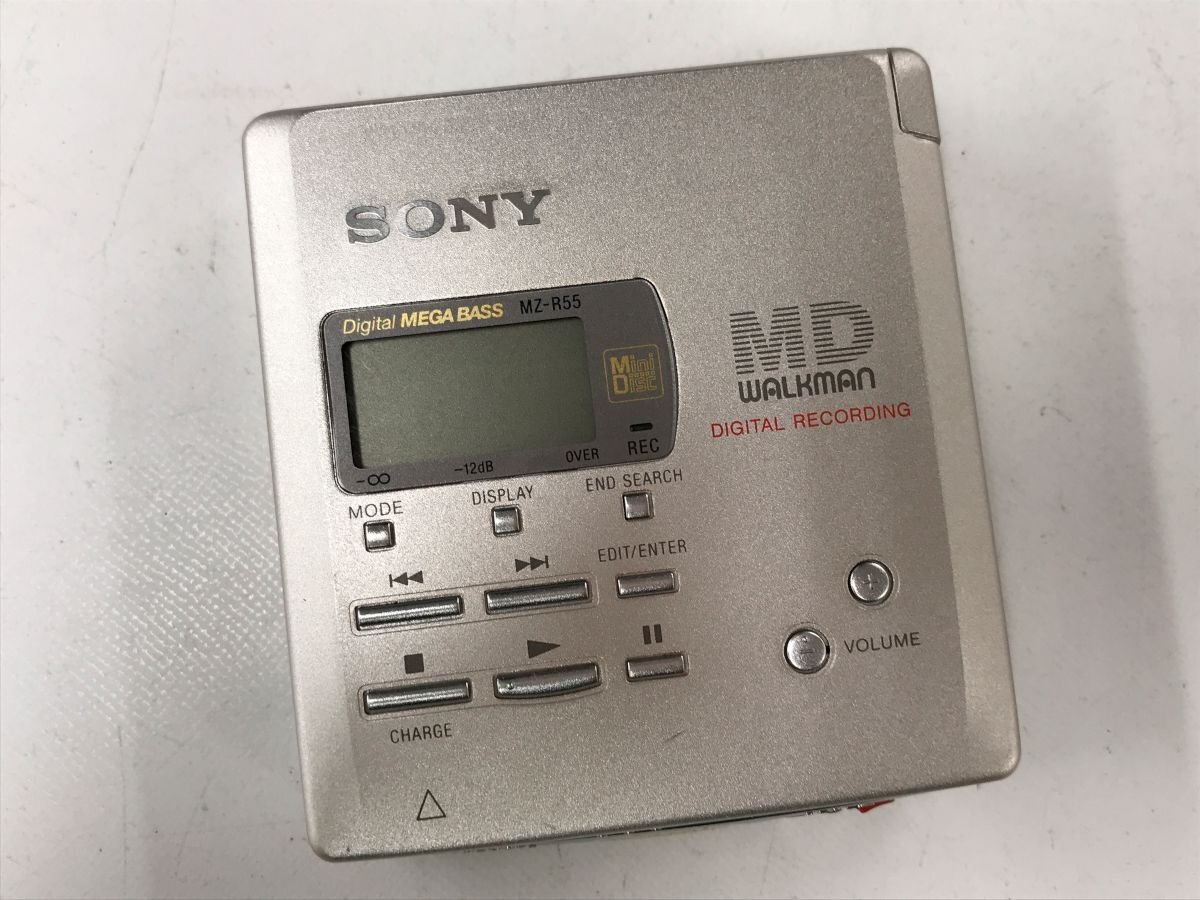 SONY MZ-R55 ソニー MDプレーヤー WALKMAN MDプレーヤー MDウォークマン◆ジャンク品 [4236JW]の画像1