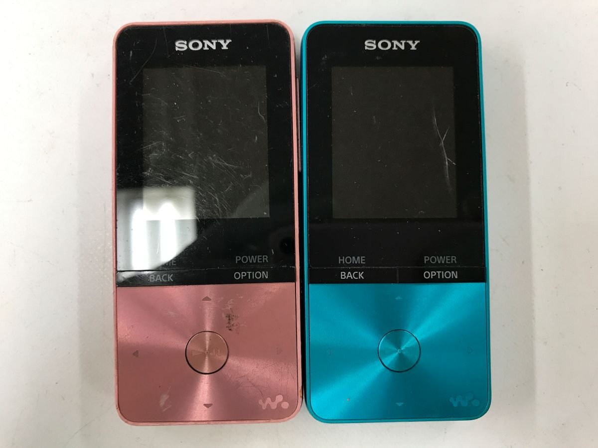SONY NW-S315 ソニー walkman ポータブル デジタルオーディオプレーヤー 16GB 2点セット◆ジャンク品 [4297W]の画像1