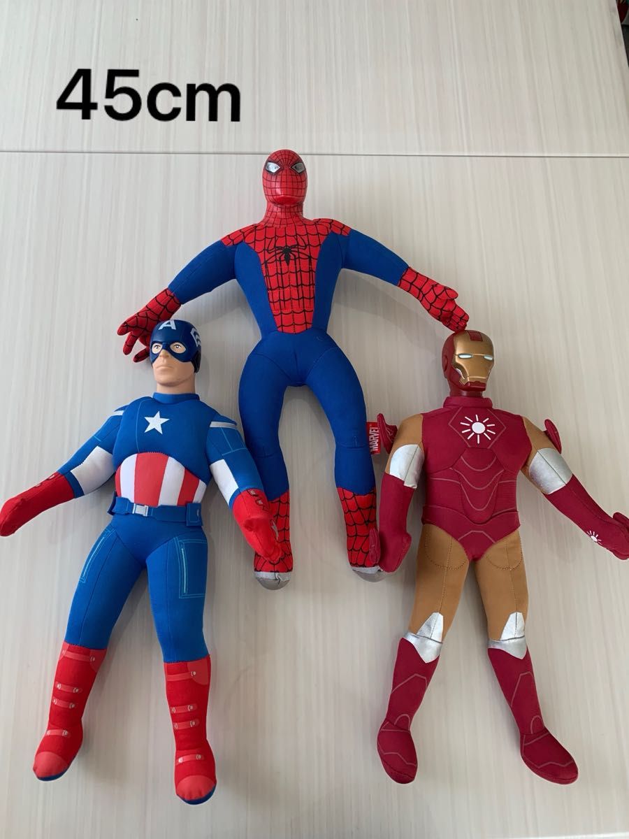 MARVEL ぬいぐるみ スパイダーマン キャプテンアメリカ アイアン MARVEL ぬいぐるみ スパイダーマン キャプテンアメリカ アイアン