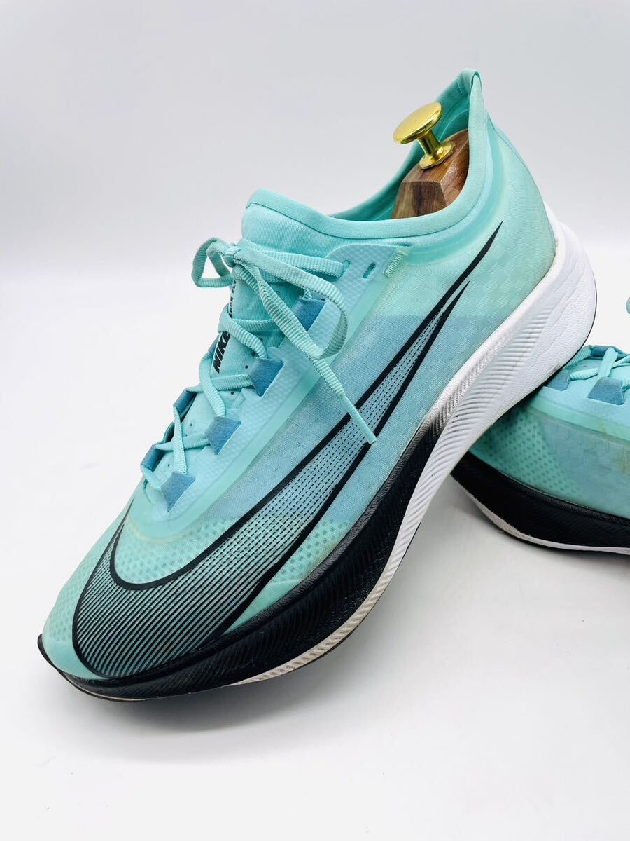  impact price![ strongest sport model!] put on footwear feeling eminent 1 pair![NIKE zoom fly 3] high class running shoes / green /jp27cm