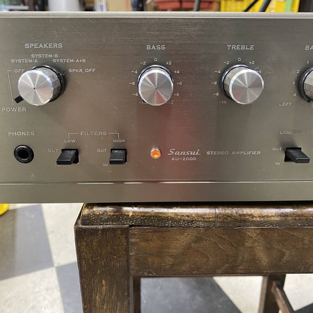 0251 Sansui AU-2000 электризация проверка Sansui основной предусилитель 