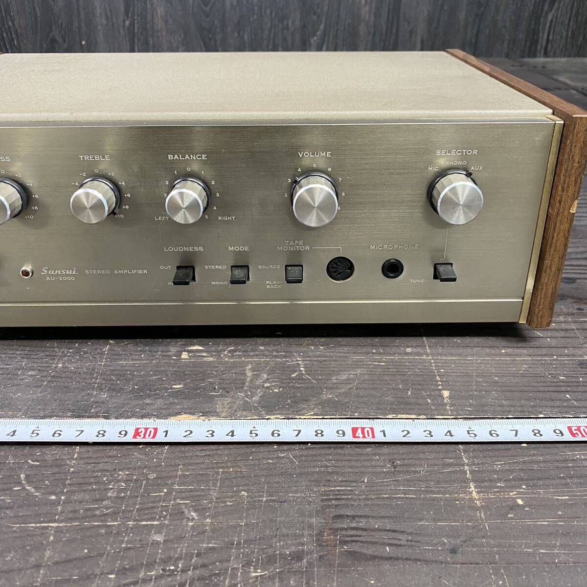 0251 Sansui AU-2000 электризация проверка Sansui основной предусилитель 