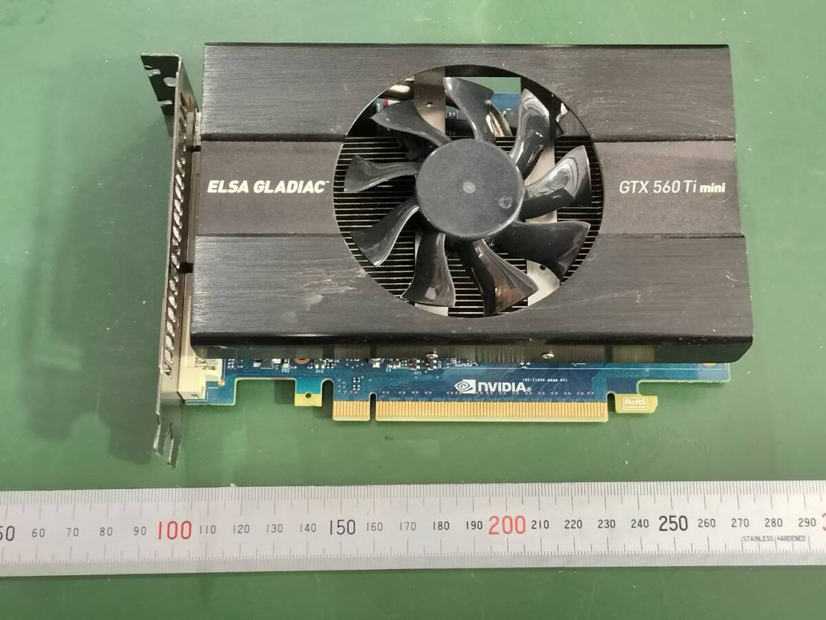 【ジャンク扱い】ELSA GLADIAC GTX560 Ti mini 1GBの画像1