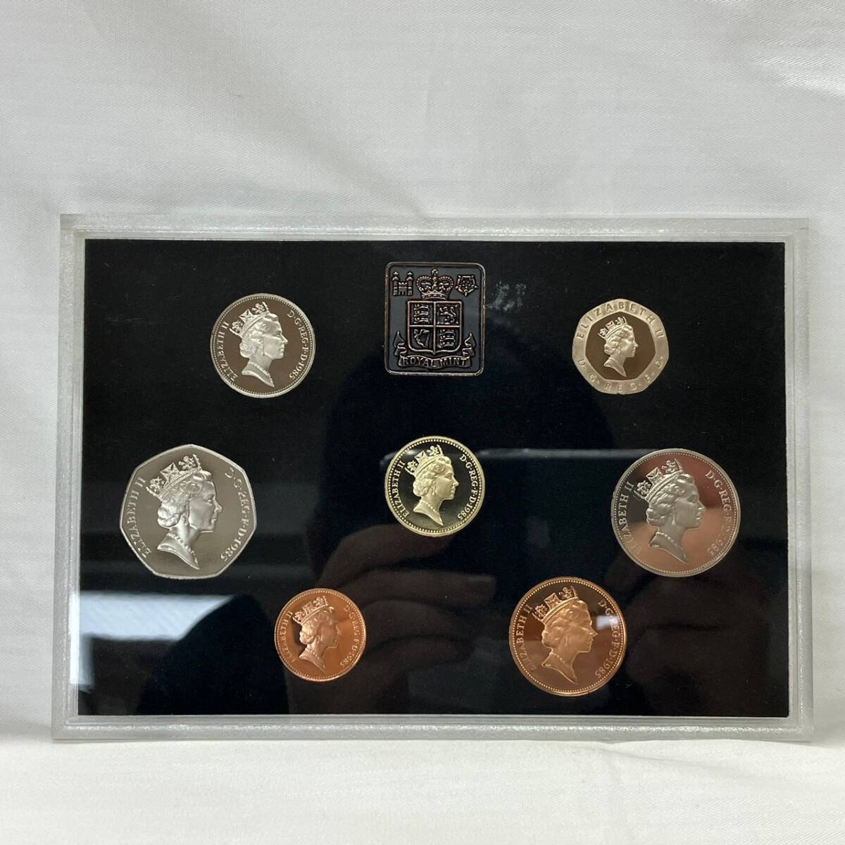 4556-1-1 The Royal Mint 1985 United Kingdom Proof Coin Collection 硬貨 古銭の画像3