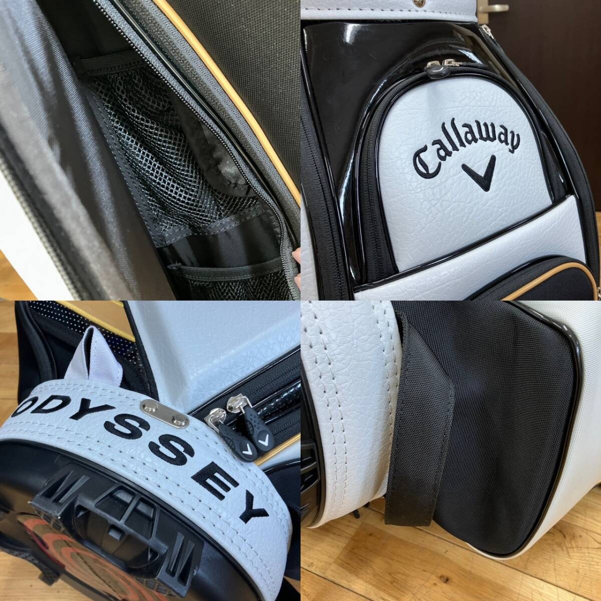 4928-1A  Callaway キャロウェイ OGUE ST ローグST ODYSSEY オデッセイ ホワイト×ブラック キャディバッグ ゴルフ用品の画像8