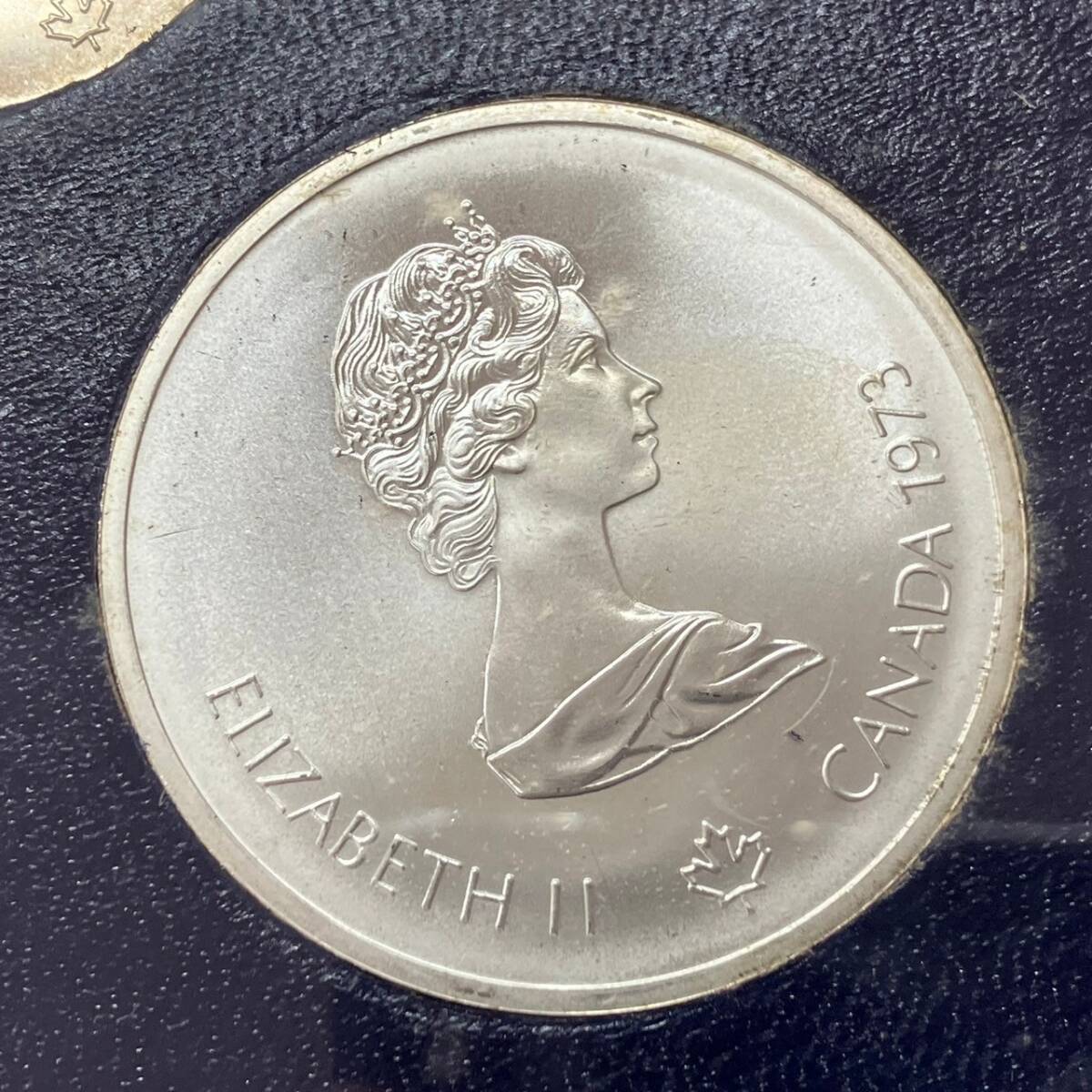 4563-1-7 第21回モントリオールオリンピックコイン 5ドル 10ドル 銀貨 4点 硬貨の画像7