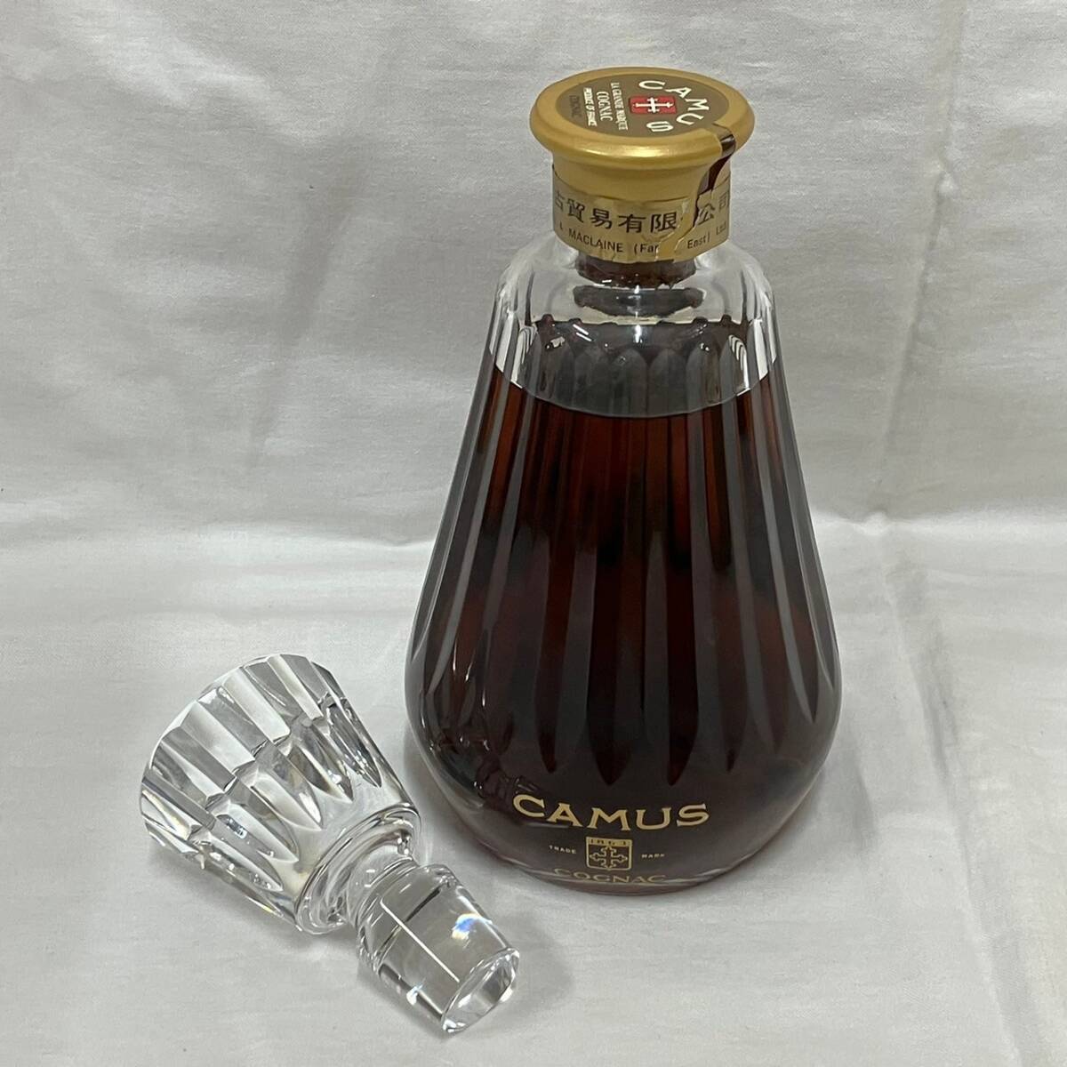 5015-1A 未開栓 CAMUS カミュ カラフェ バカラボトル コニャック ブランデー 古酒の画像1