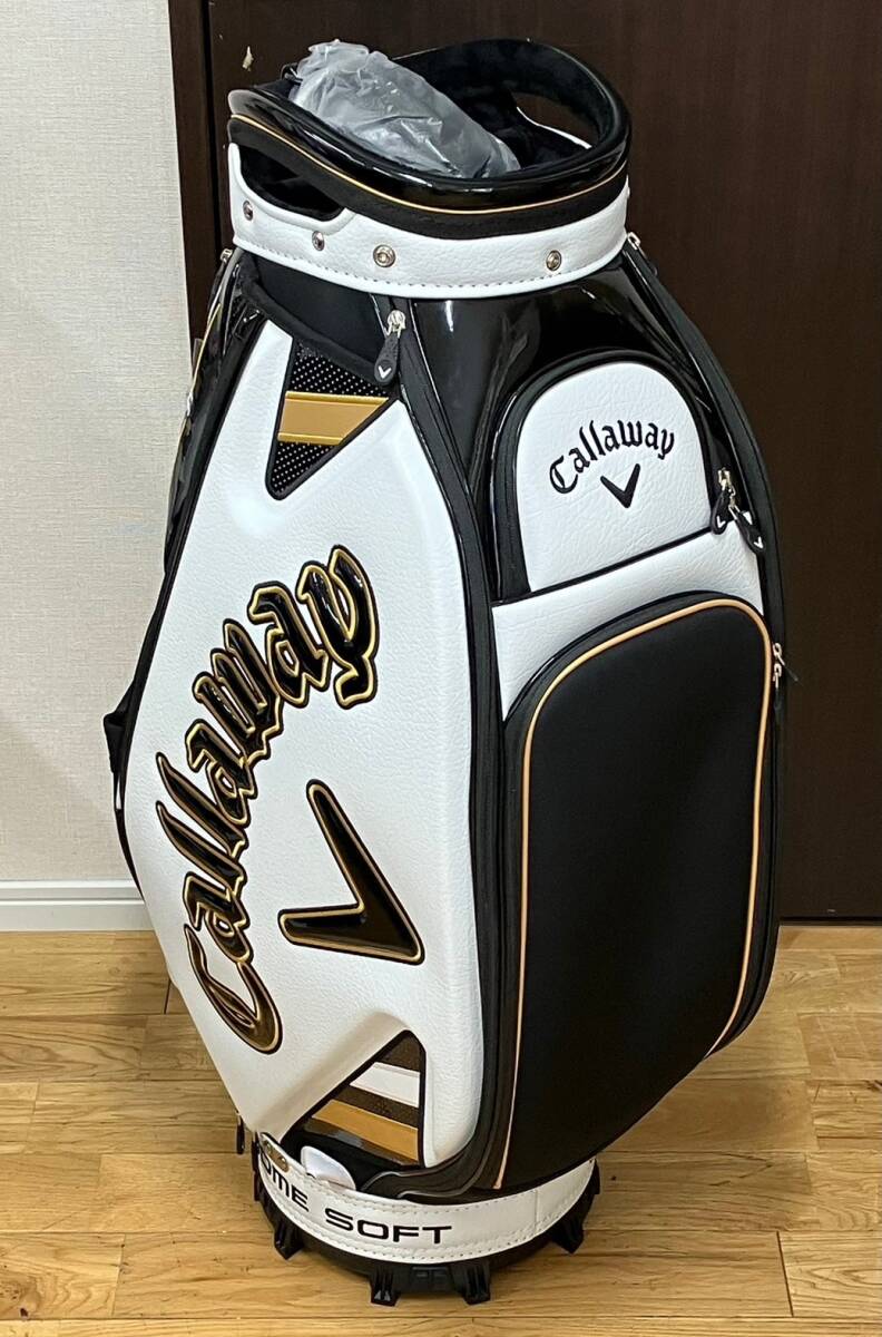 4928-1A  Callaway キャロウェイ OGUE ST ローグST ODYSSEY オデッセイ ホワイト×ブラック キャディバッグ ゴルフ用品の画像1