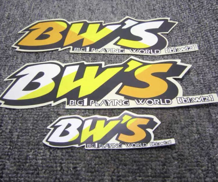 BW'S50エンブレムステッカー3枚セット_画像1